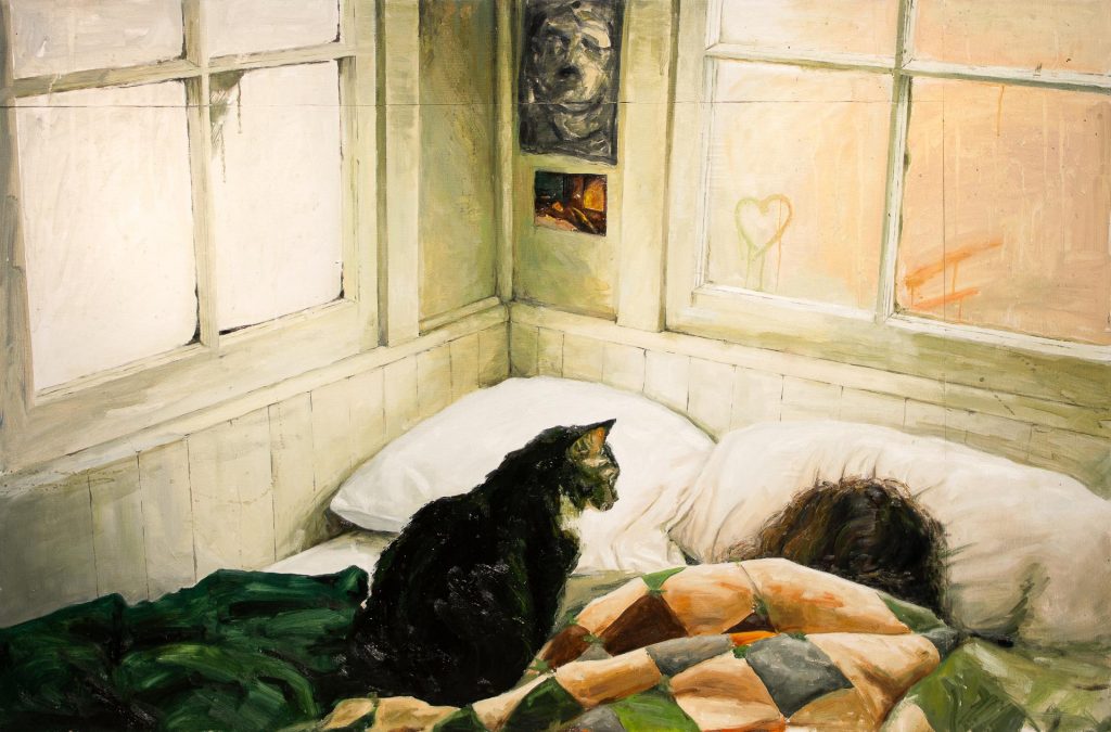 Pintura contemporánea con figura humana, Adrián Espouy